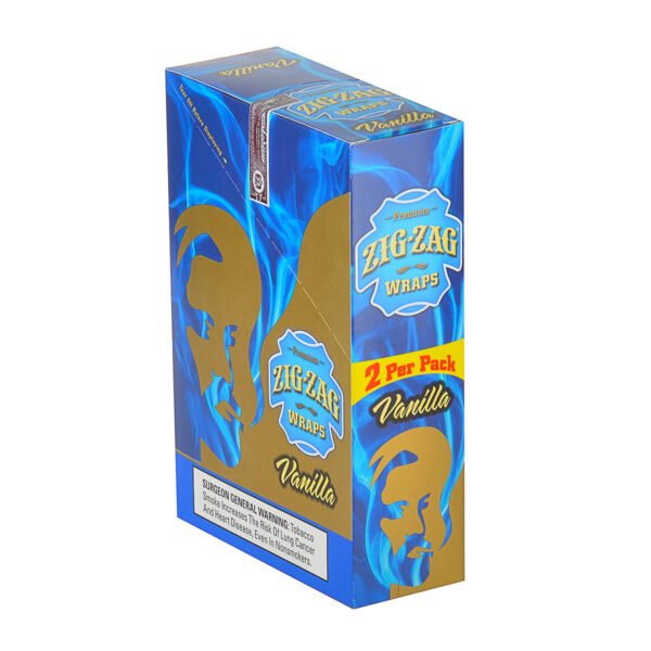 Zig Zag Wraps Premium Vanilla 25 Packs of 2
